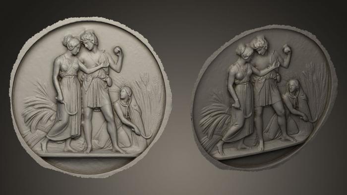 High reliefs and bas-reliefs, historical and religious