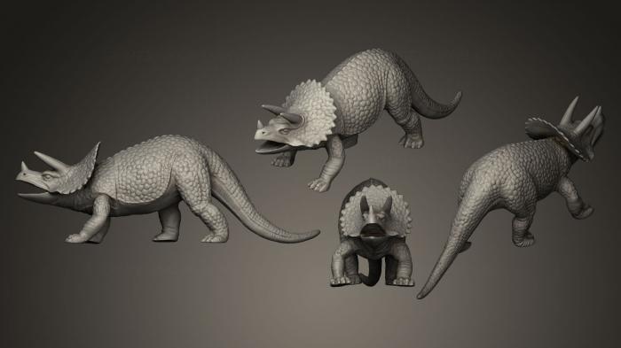 Figurines of griffins and dragons