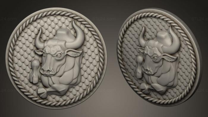 High reliefs and bas-reliefs of fantasy