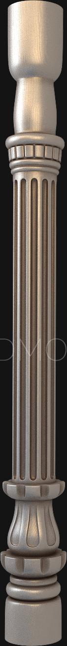 نموذج ثلاثي الأبعاد لآلة CNC الدرابزينات 