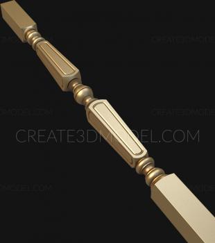 Balusters (BL_0587) 3D model for CNC machine