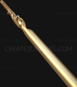 نموذج ثلاثي الأبعاد لآلة CNC الدرابزينات 