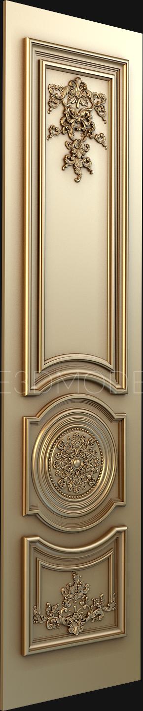 نموذج ثلاثي الأبعاد لآلة CNC أبواب منحوتة 