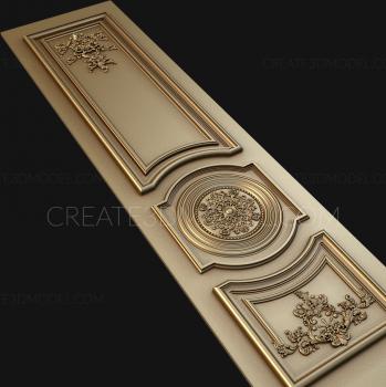 نموذج ثلاثي الأبعاد لآلة CNC أبواب منحوتة 