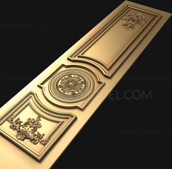 نموذج ثلاثي الأبعاد لآلة CNC أبواب منحوتة 