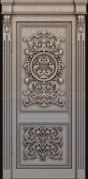 نموذج ثلاثي الأبعاد لآلة CNC أبواب منحوتة 