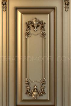 نموذج ثلاثي الأبعاد لآلة CNC أبواب منحوتة 