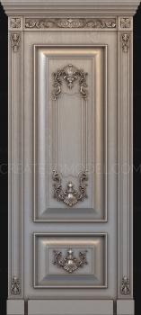 نموذج ثلاثي الأبعاد لآلة CNC أبواب منحوتة 