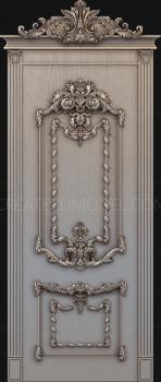 نموذج ثلاثي الأبعاد لآلة CNC أبواب منحوتة 