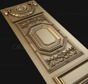 نموذج ثلاثي الأبعاد لآلة CNC أبواب منحوتة 