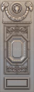 نموذج ثلاثي الأبعاد لآلة CNC أبواب منحوتة 