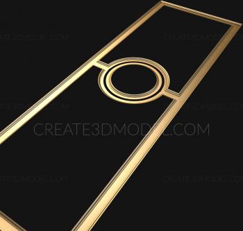 نموذج ثلاثي الأبعاد لآلة CNC أبواب منحوتة 