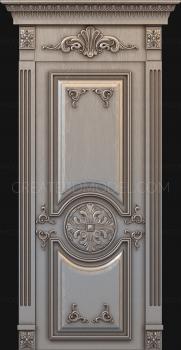 نموذج ثلاثي الأبعاد لآلة CNC أبواب منحوتة 