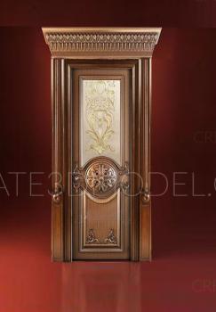 نموذج ثلاثي الأبعاد لآلة CNC أبواب منحوتة 