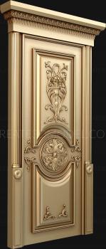 نموذج ثلاثي الأبعاد لآلة CNC أبواب منحوتة 