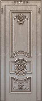 نموذج ثلاثي الأبعاد لآلة CNC أبواب منحوتة 