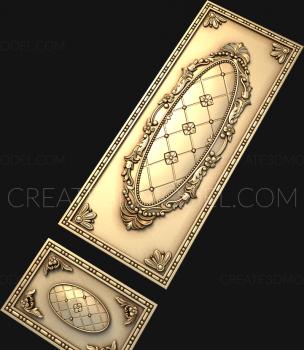 نموذج ثلاثي الأبعاد لآلة CNC أبواب منحوتة 