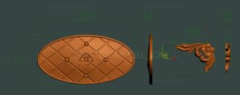 نموذج ثلاثي الأبعاد لآلة CNC أبواب منحوتة 