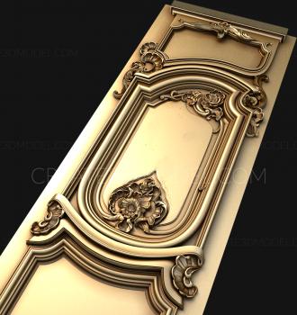 نموذج ثلاثي الأبعاد لآلة CNC أبواب منحوتة 