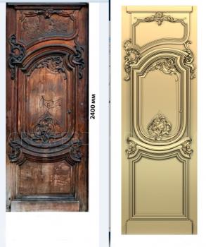 نموذج ثلاثي الأبعاد لآلة CNC أبواب منحوتة 