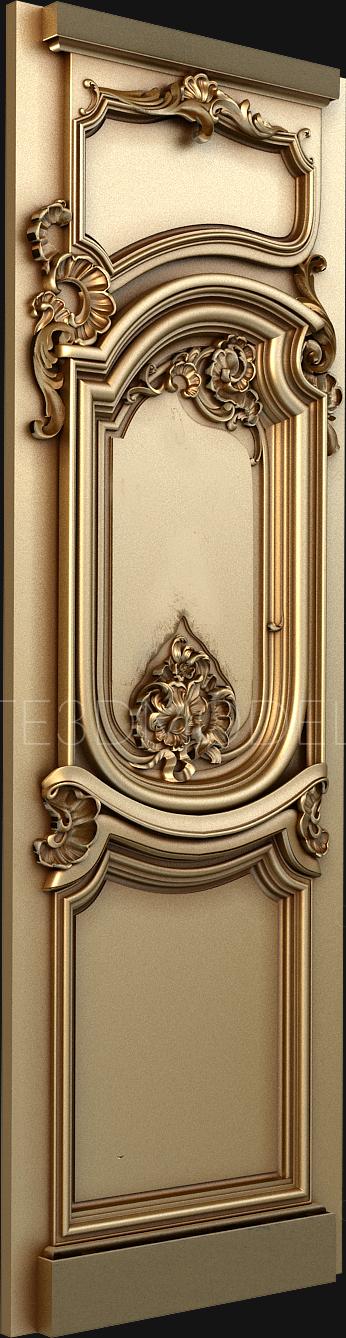 نموذج ثلاثي الأبعاد لآلة CNC أبواب منحوتة 