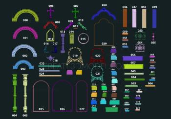 نموذج ثلاثي الأبعاد لآلة CNC أيقونات الأيقونات 