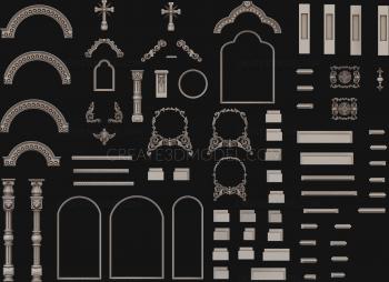 نموذج ثلاثي الأبعاد لآلة CNC أيقونات الأيقونات 