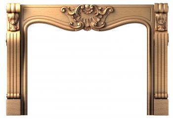 نموذج ثلاثي الأبعاد لآلة CNC المواقد 