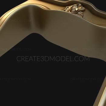 نموذج ثلاثي الأبعاد لآلة CNC المواقد 