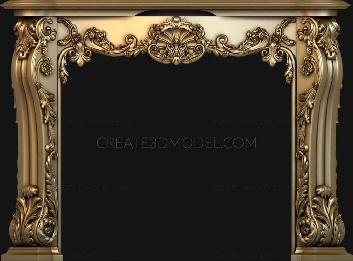 نموذج ثلاثي الأبعاد لآلة CNC المواقد 