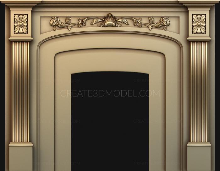 نموذج ثلاثي الأبعاد لآلة CNC المواقد 