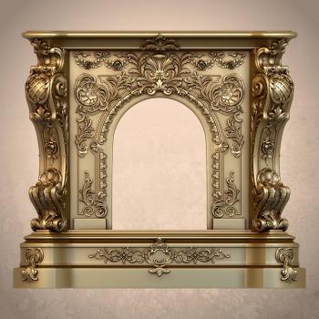 نموذج ثلاثي الأبعاد لآلة CNC المواقد 