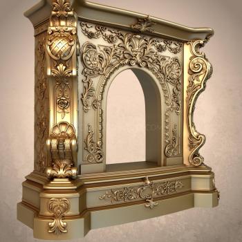 نموذج ثلاثي الأبعاد لآلة CNC المواقد 