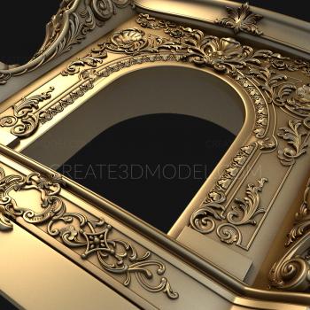 نموذج ثلاثي الأبعاد لآلة CNC المواقد 