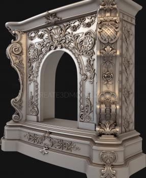 نموذج ثلاثي الأبعاد لآلة CNC المواقد 