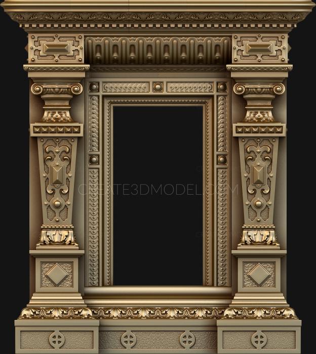 نموذج ثلاثي الأبعاد لآلة CNC المواقد 