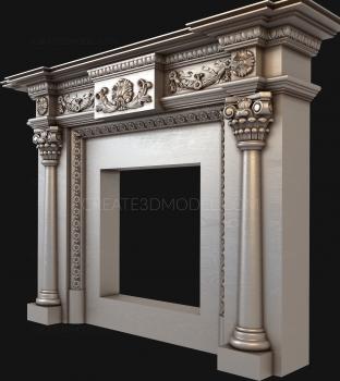 نموذج ثلاثي الأبعاد لآلة CNC المواقد 