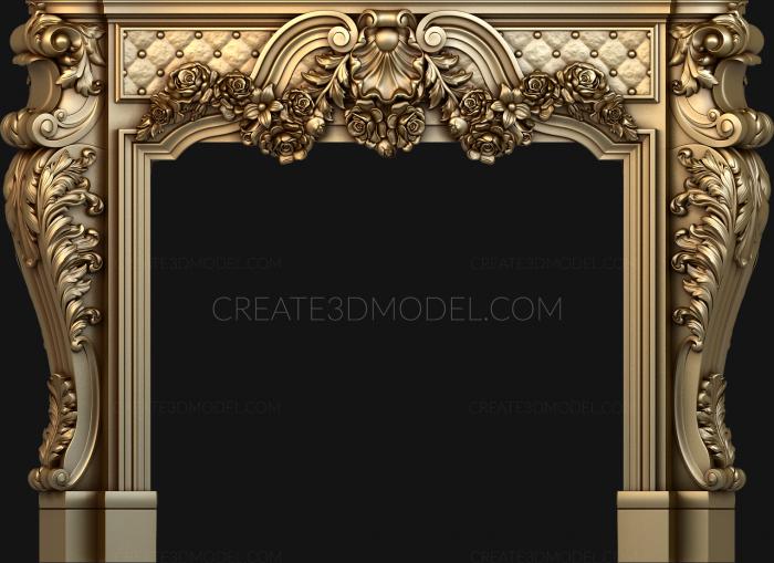 نموذج ثلاثي الأبعاد لآلة CNC المواقد 