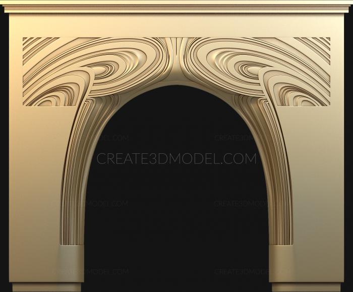 نموذج ثلاثي الأبعاد لآلة CNC المواقد 