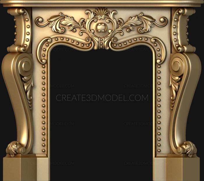 نموذج ثلاثي الأبعاد لآلة CNC المواقد 