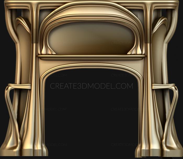 نموذج ثلاثي الأبعاد لآلة CNC المواقد 