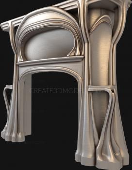 نموذج ثلاثي الأبعاد لآلة CNC المواقد 