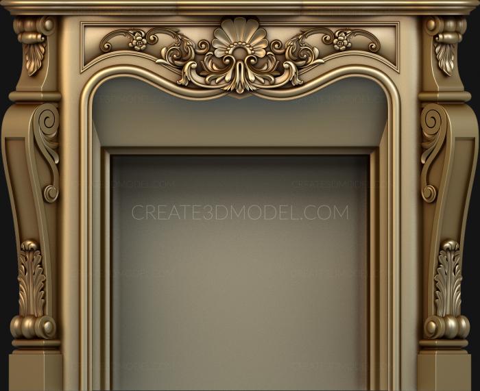 نموذج ثلاثي الأبعاد لآلة CNC المواقد 