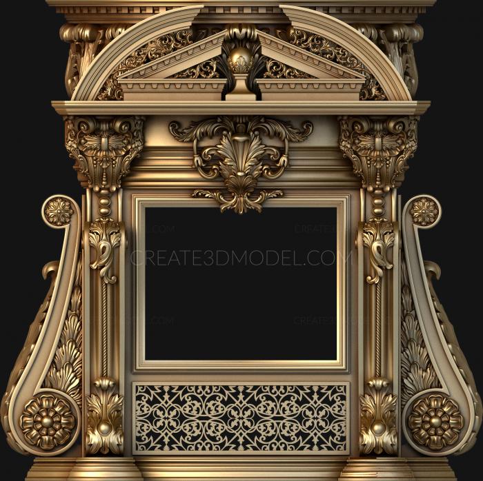 نموذج ثلاثي الأبعاد لآلة CNC المواقد 