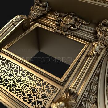 نموذج ثلاثي الأبعاد لآلة CNC المواقد 