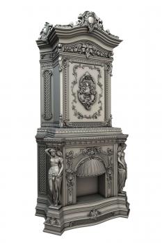 نموذج ثلاثي الأبعاد لآلة CNC المواقد 