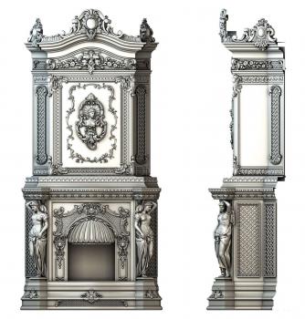 نموذج ثلاثي الأبعاد لآلة CNC المواقد 