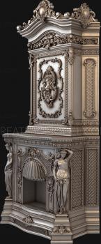 نموذج ثلاثي الأبعاد لآلة CNC المواقد 