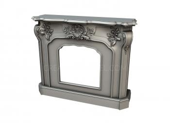 نموذج ثلاثي الأبعاد لآلة CNC المواقد 