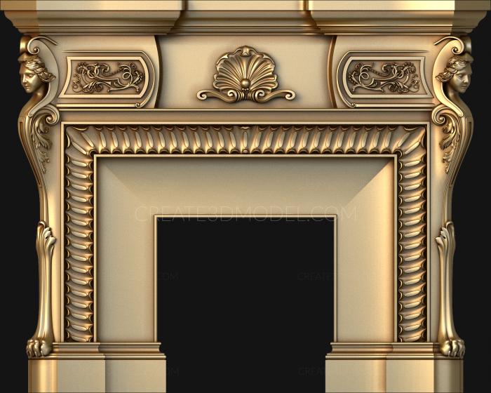 نموذج ثلاثي الأبعاد لآلة CNC المواقد 